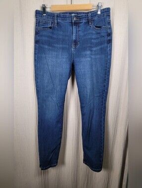Buffalo David Bitton  Dark Blue Women's High Rise Stretch Skinny Jeans